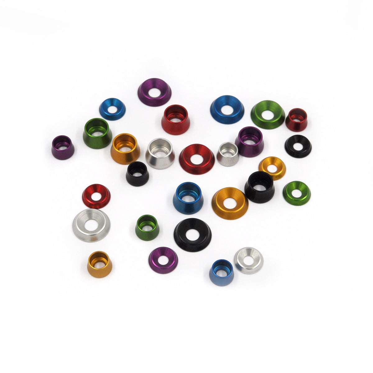 Franklin Performance Aluminum Dress-Up Washer Kit - M6/M8 (10 Pack)