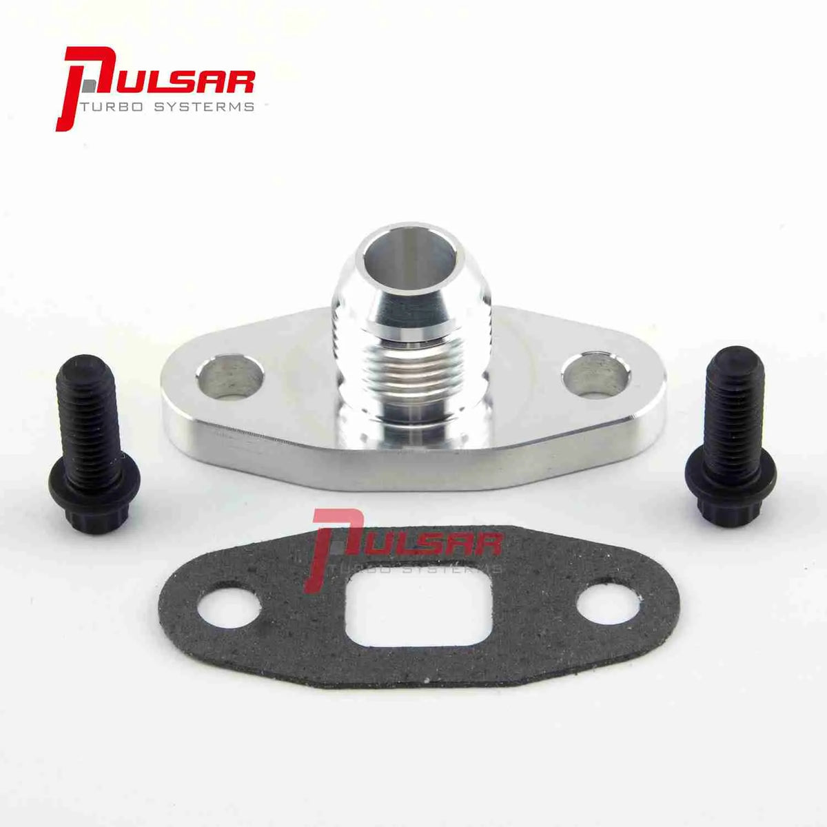Pulsar Oil Drain Flange Install Kit for Precision Turbo T4 T67 T72 T76 T78 (PULSAR-FLC0015)