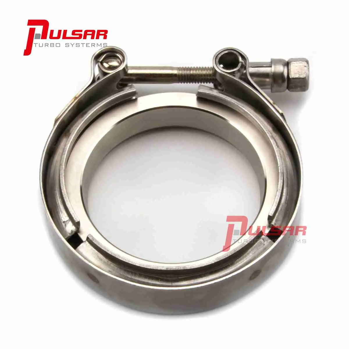 Pulsar 3” Stainless Steel V-Band Flange & Clamp Kit for Precision Turbo T4 T67 T72 T76 164376101 (PULSAR-FLC0021)