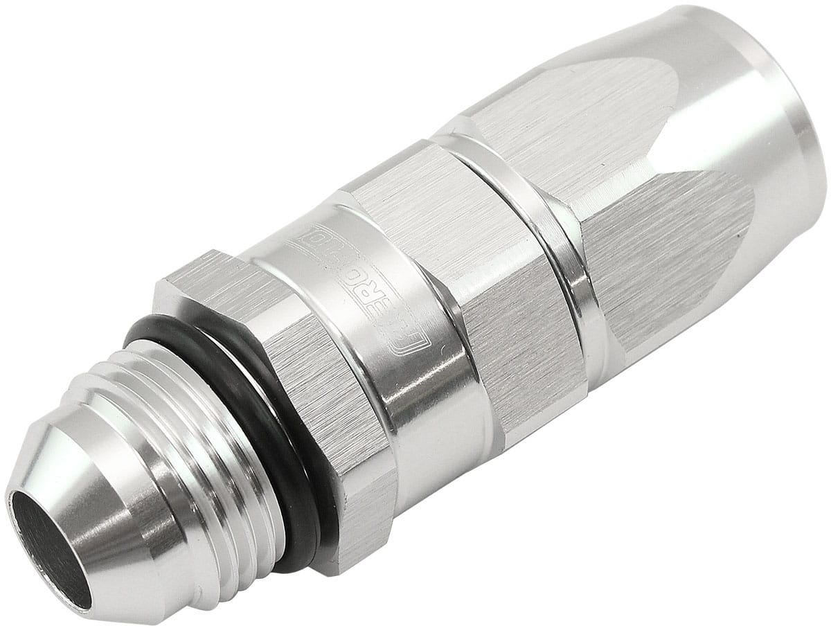 Aeroflow Performance Silver MALE -8AN to -8AN TEFLON HOSE SR