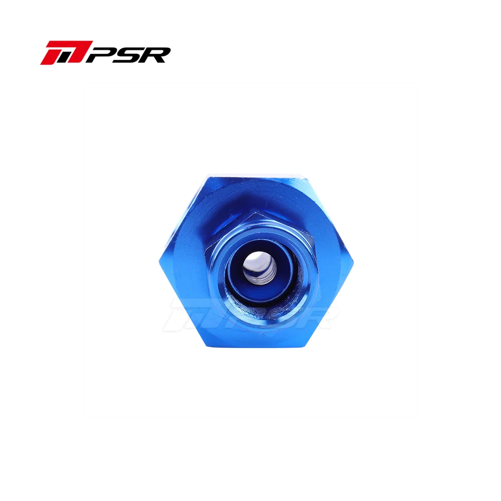 Pulsar PSR Fitting 4AN Male to Female with 1/8 NPT Port Aluminum Blue (PULSAR-FIT0004)