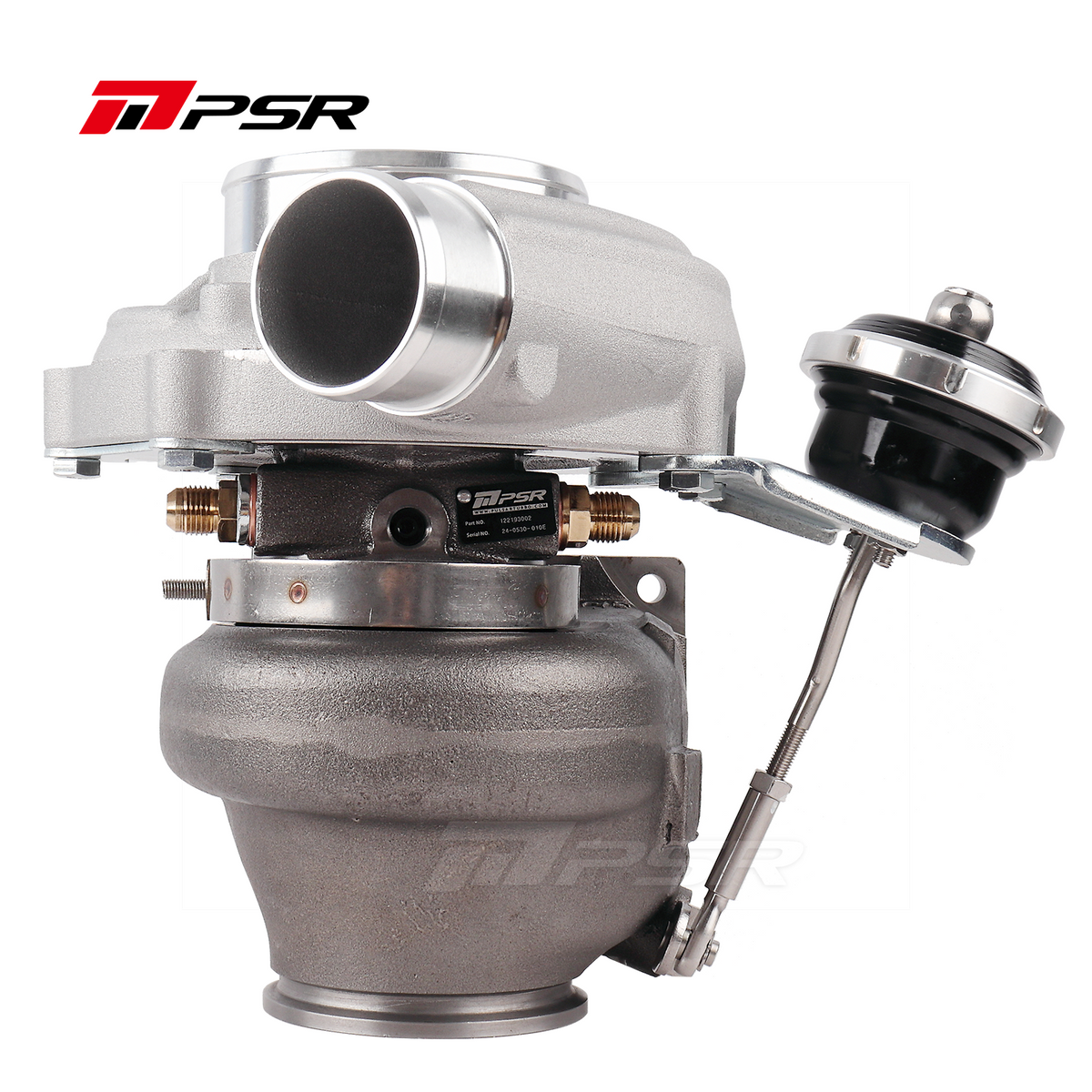 Pulsar PSR 4849A With PTG Style Comp. wheel and PTG Style Trb. wheel Dual Ball Bearing Turbocharger HP Rating 550