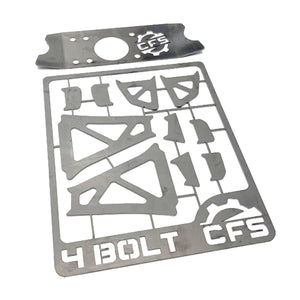 Central Fab Solutions 4 Bolt Rear Subframe Reinforcement Kit Suits Nissan (CFS-1585-NIS)