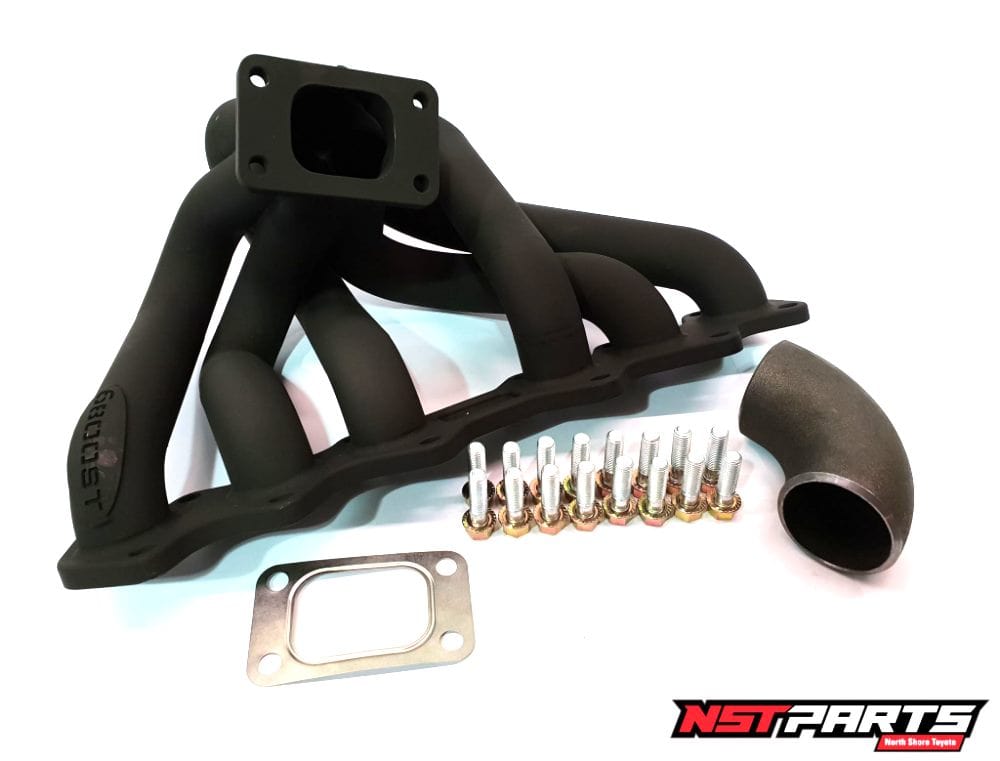 6BOOST MANIFOLDS 6Boost Turbo Exhaust Manifold / 2JZGTE / T3 Single Entry Single Turbo Conversion 6Boost Turbo Exhaust Manifold / 2JZGTE / T3 Single Entry Single Turbo Conversion SR