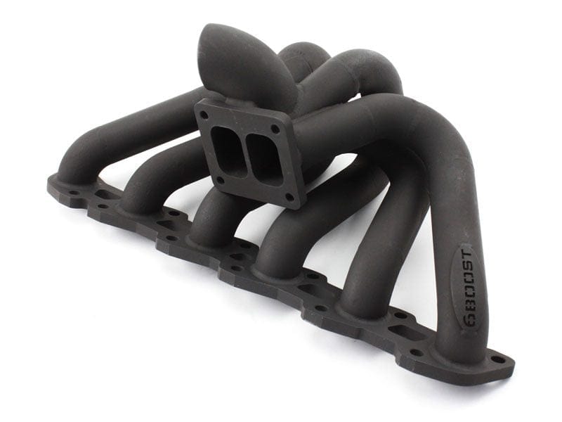 6BOOST MANIFOLDS 6Boost Turbo Exhaust Manifold / RB30 T4 Twin-Scroll / Single Wastegate 6Boost Turbo Exhaust Manifold / RB30 T4 Twin-Scroll / Single Wastegate SR
