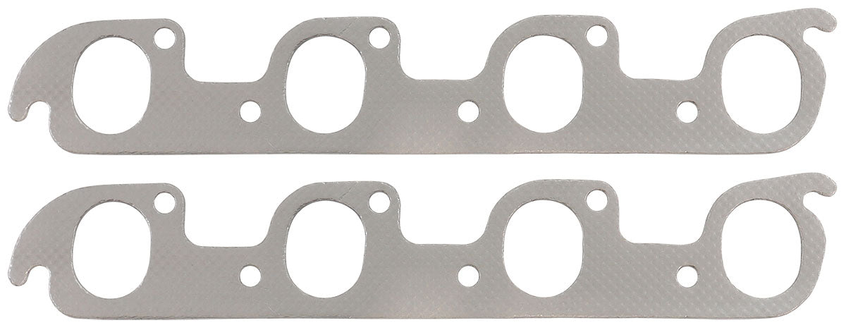 Aeroflow Ford Cleveland 2V Perforated Steel Exhaust Gaskets - AF1854-1812