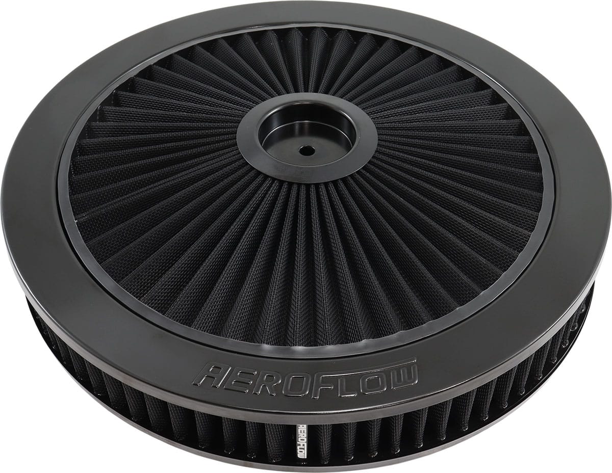 Aeroflow 14" x 2-1/8" Full Flow Air Filter Assembly
