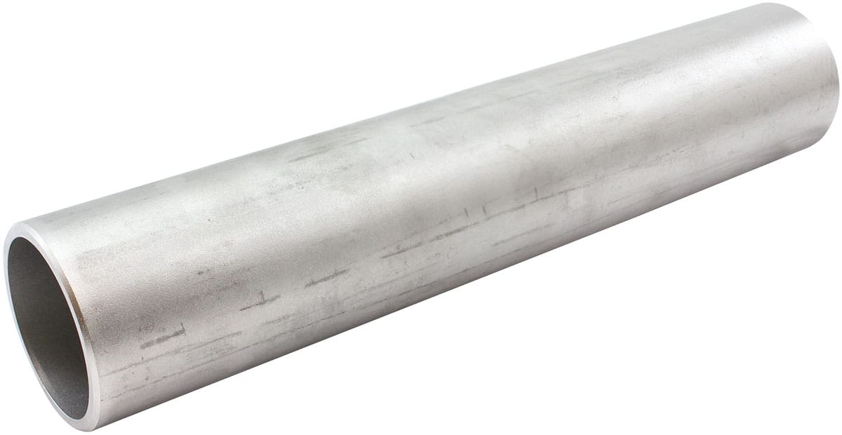 Aeroflow Boosted 2" (50mm) Thick Wall Stainless Steel Tube, Straight 300mm Long - AF8501-2000SS
