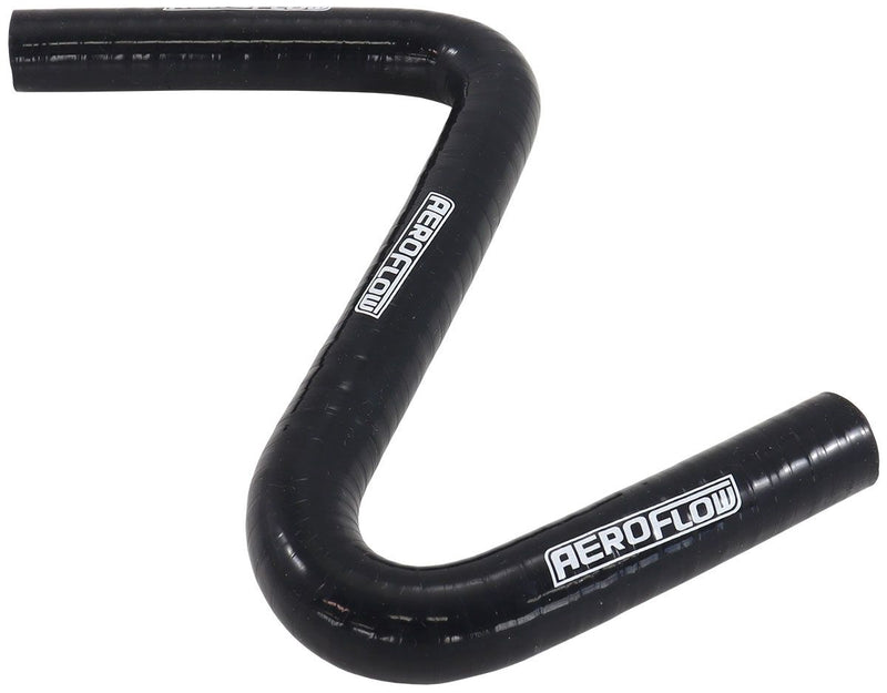 Aeroflow Gloss Black Silicone Z Bend Heater Hose 5/8" (16mm) I.D AF9240-062