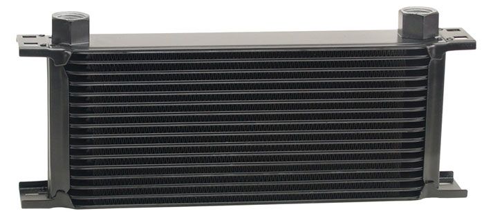 Derale Derale Stacked Plate Cooler 16 Rows, Inlet Size -10AN O-ring Female DP51678