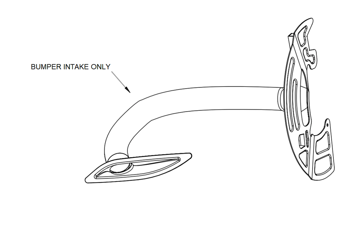GKTech BMW F80 M3 Front Bumper Inlet Duct (F8XX-BDUC)