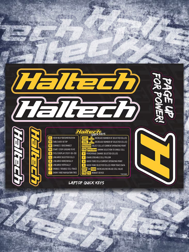 HT-300110 Haltech Sticker Sheet