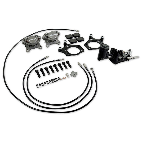 GKTech S-chassis dual caliper Hidden Hydraulic handbrake setup (HDDN-HBRK-KIT2)