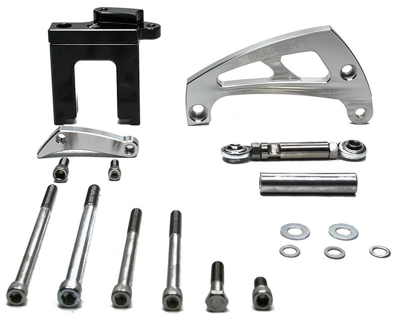 March Performance March Performance Alternator Bracket Only Kit for Electric Water Pumps MPP23003