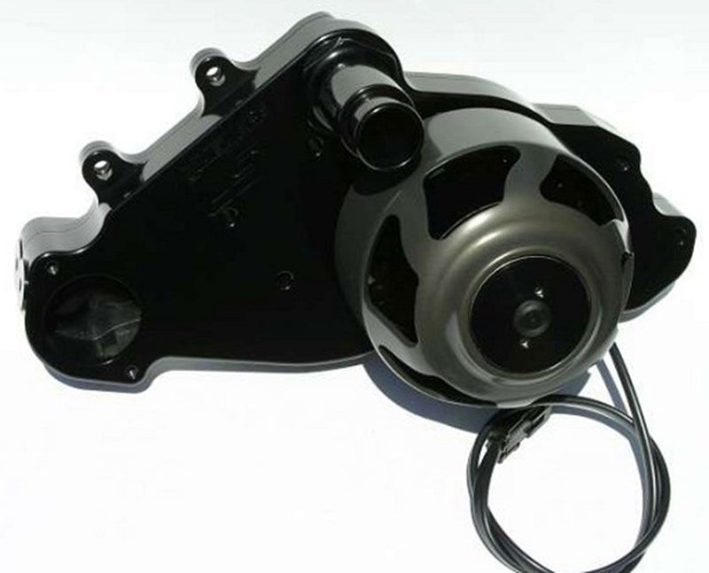 Meziere Electric Water Pump, Fits GM LS1 To LS8, High Flow Idler Style, Black Finish MZW