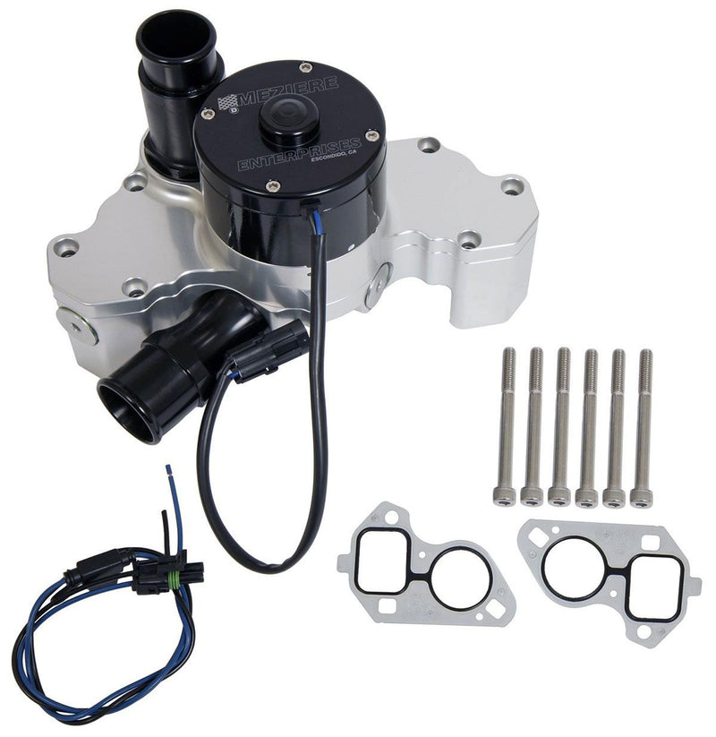Meziere Extreme Duty Electric Water Pump - Natural Finish MZWP333N