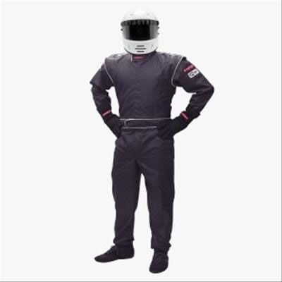 Pyrotect Safety Equipment Junior DX1 One Piece Black Racing Suit (X-Large 12-14) PYJSDX1501