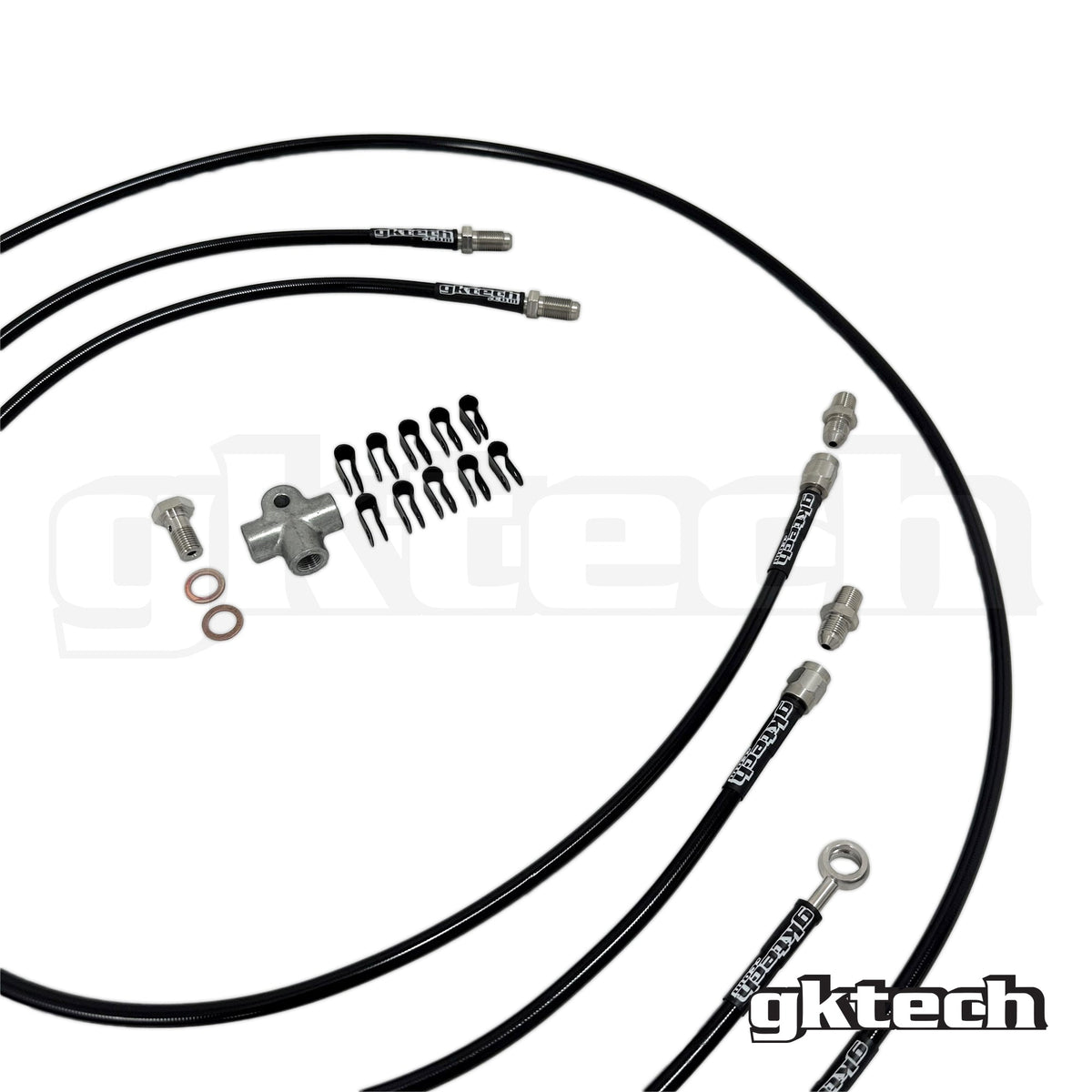 GKTech Lexus IS200, IS300 Wilwood Stand alone SS braided brake line kit (XE10-DUAL)