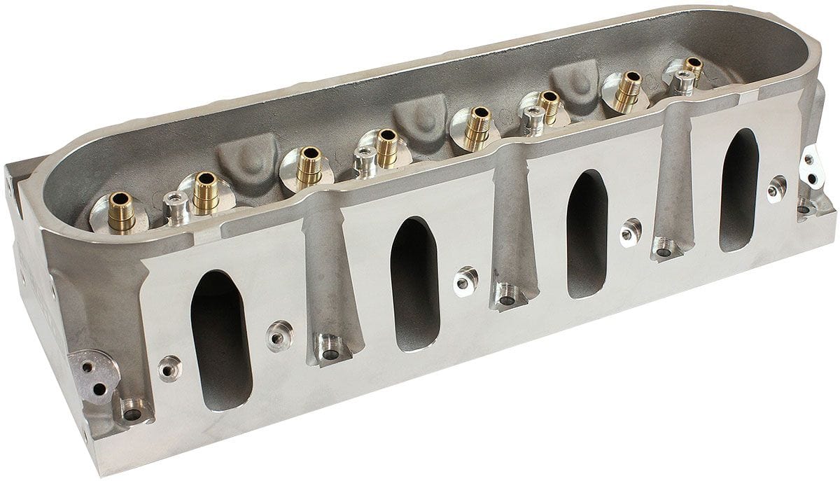 Aeroflow Aeroflow Aeroflow Bare GM LS1 6 Bolt 240cc Aluminium Cylinder Heads with 68cc Chamber to Suit 3.90" Bore (Pair) (AF95-0405) SR
