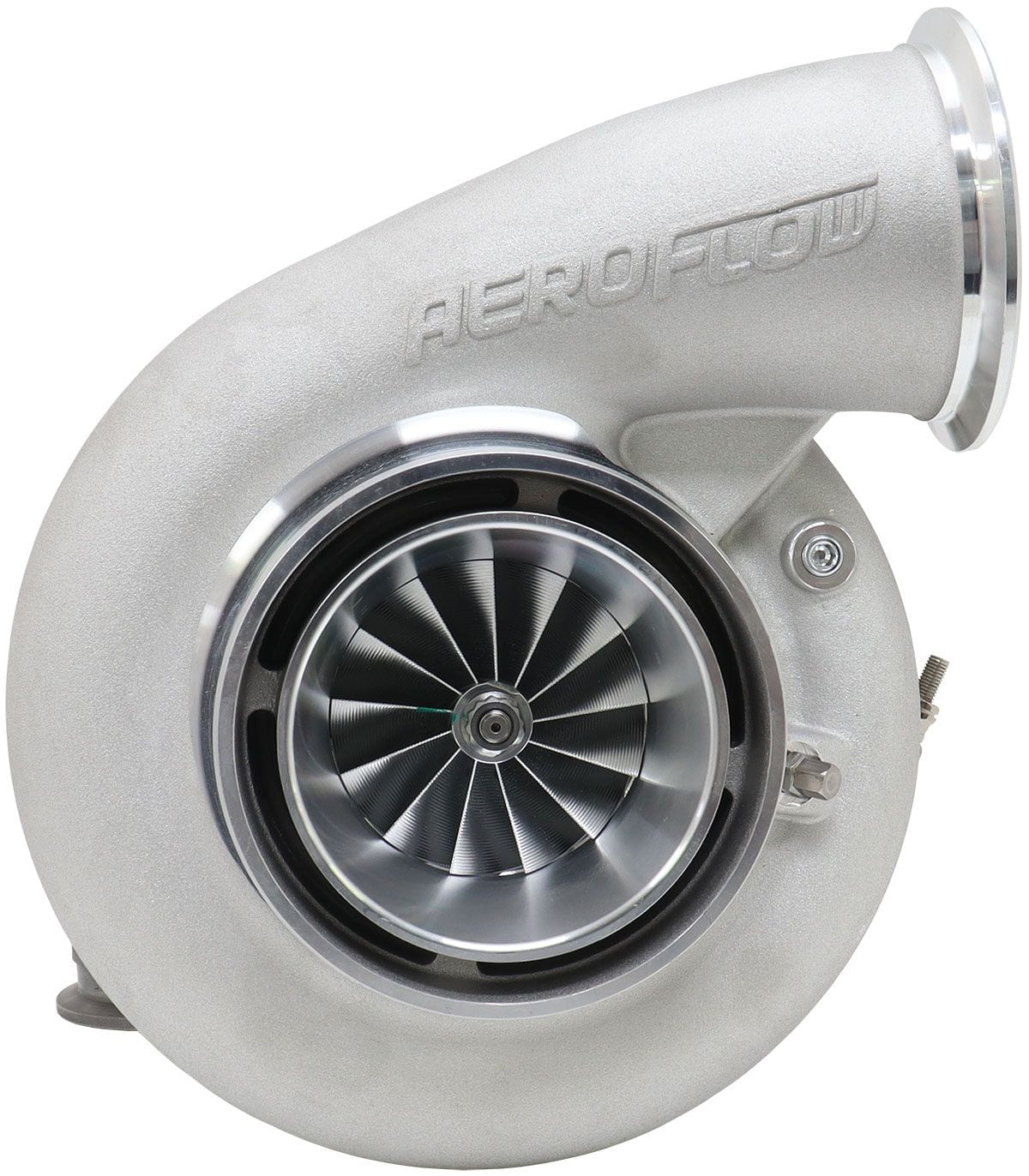Aeroflow Aeroflow Aeroflow BOOSTED 7682 V-BAND 1.01 Turbocharger 1500HP, Natural Cast Finish (AF8005-4097) SR
