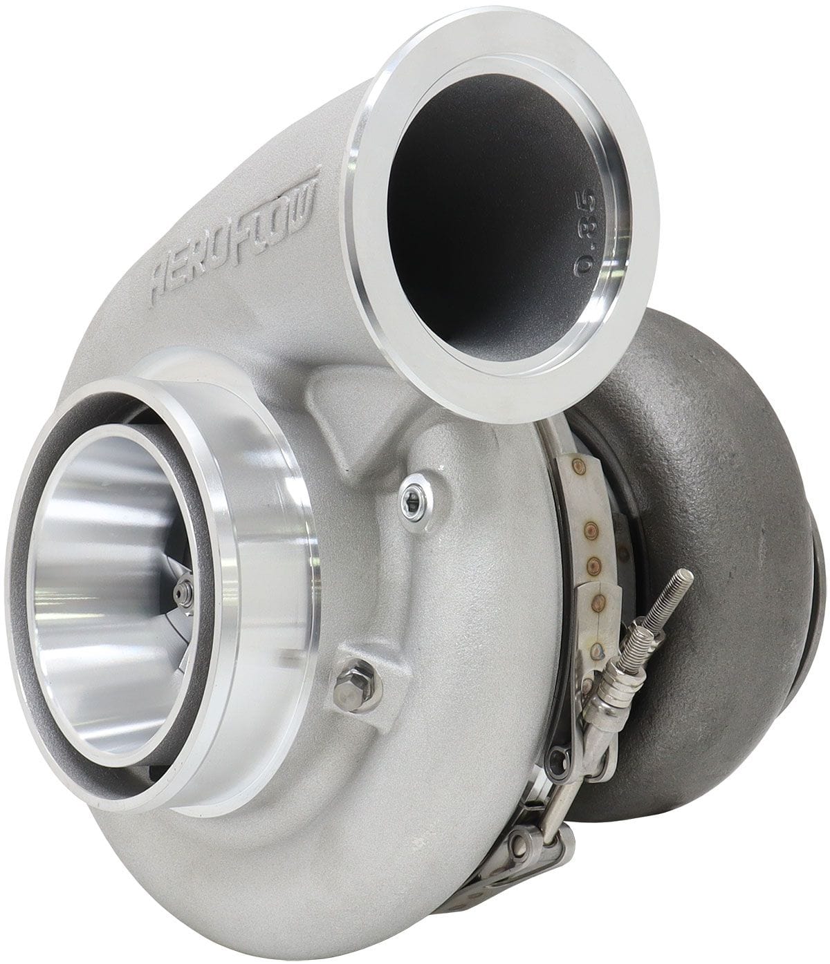 Aeroflow Aeroflow Aeroflow BOOSTED 7682 V-BAND 1.01 Turbocharger 1500HP, Natural Cast Finish (AF8005-4097) SR