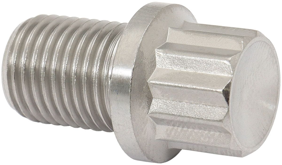 Aeroflow Performance Aeroflow Aeroflow M12 x 1.25mm, UHL 15mm Titanium Bolt (AF3505-0590) SR