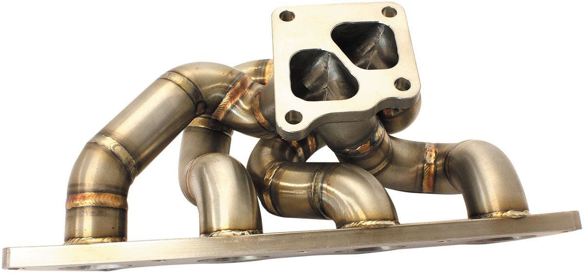 Aeroflow Aeroflow Aeroflow Mitsubishi EVO 4G63 V-Band Low Mount Stainless Steel Turbo Manifold (AF8400-1100) SR