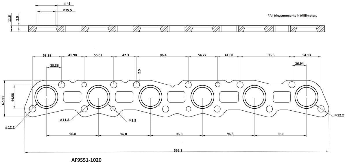 Aeroflow Performance Aeroflow Aeroflow Nissan RB20, RB25, RB26 Stainless Steel Header Flange (AF9551-1020SS) SR