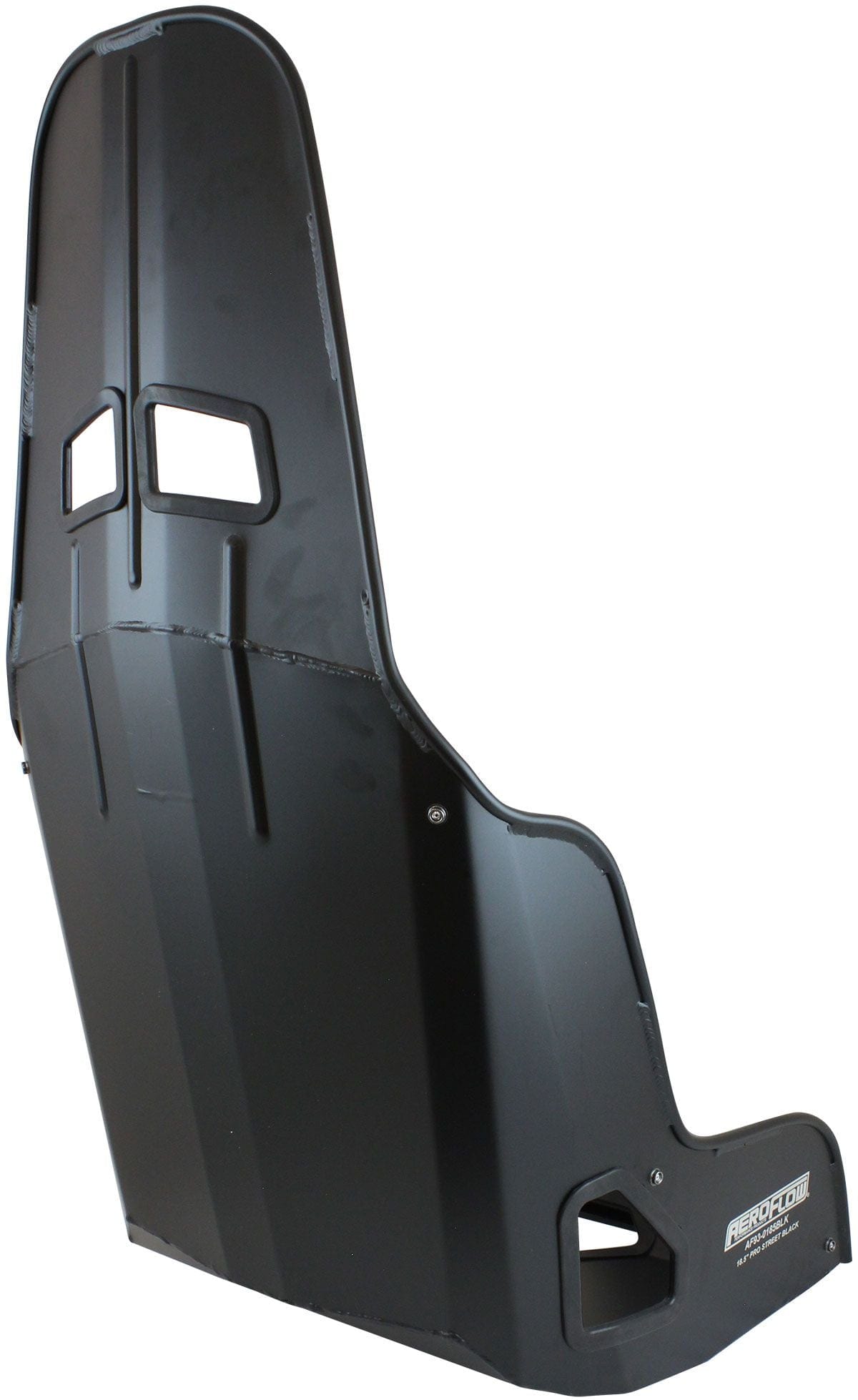Aeroflow Aeroflow Aeroflow Pro Street Drag 18.5" Aluminium Race Seat, Black Finish (AF93-0185BLK) SR