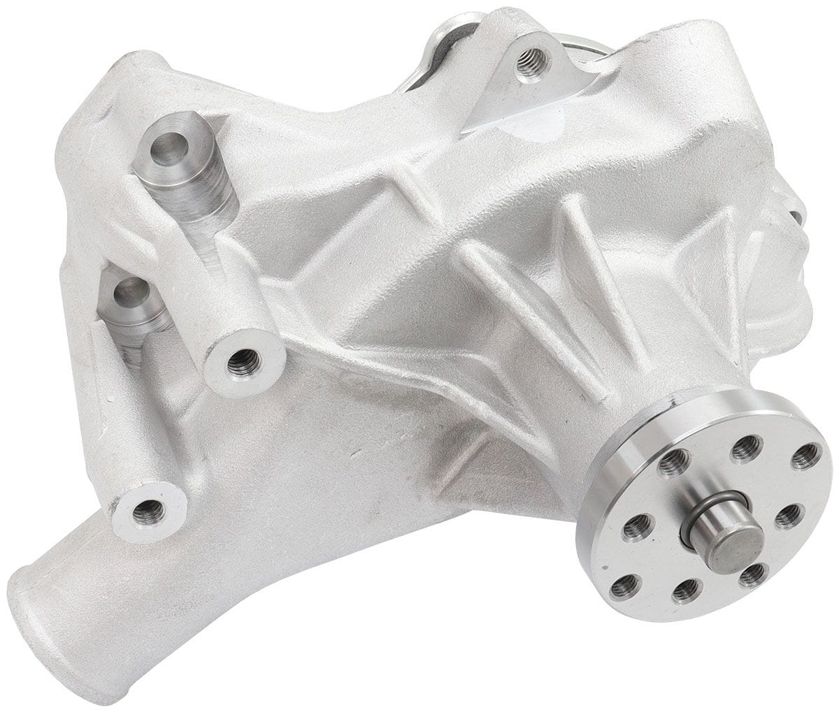 Aeroflow Aeroflow Aeroflow Small Block Chev Long Water Pump - Natural Cast (AF64-2351) SR