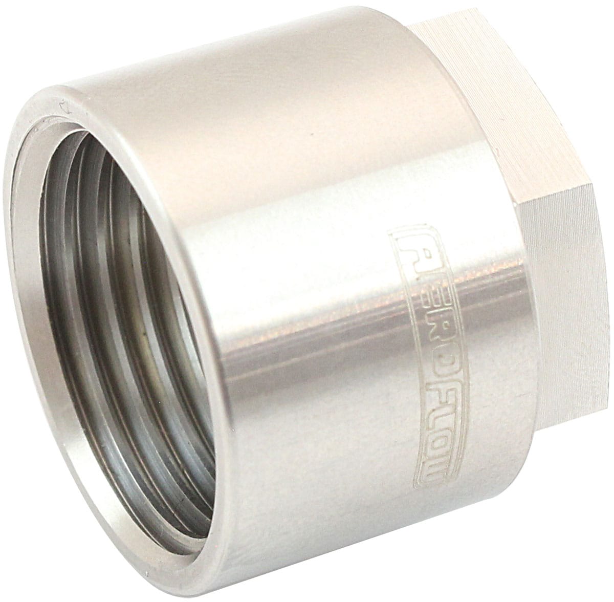 Aeroflow Performance #10 FEMALE WELD ON NUT A/C S/S (AFFCW-10F) SR