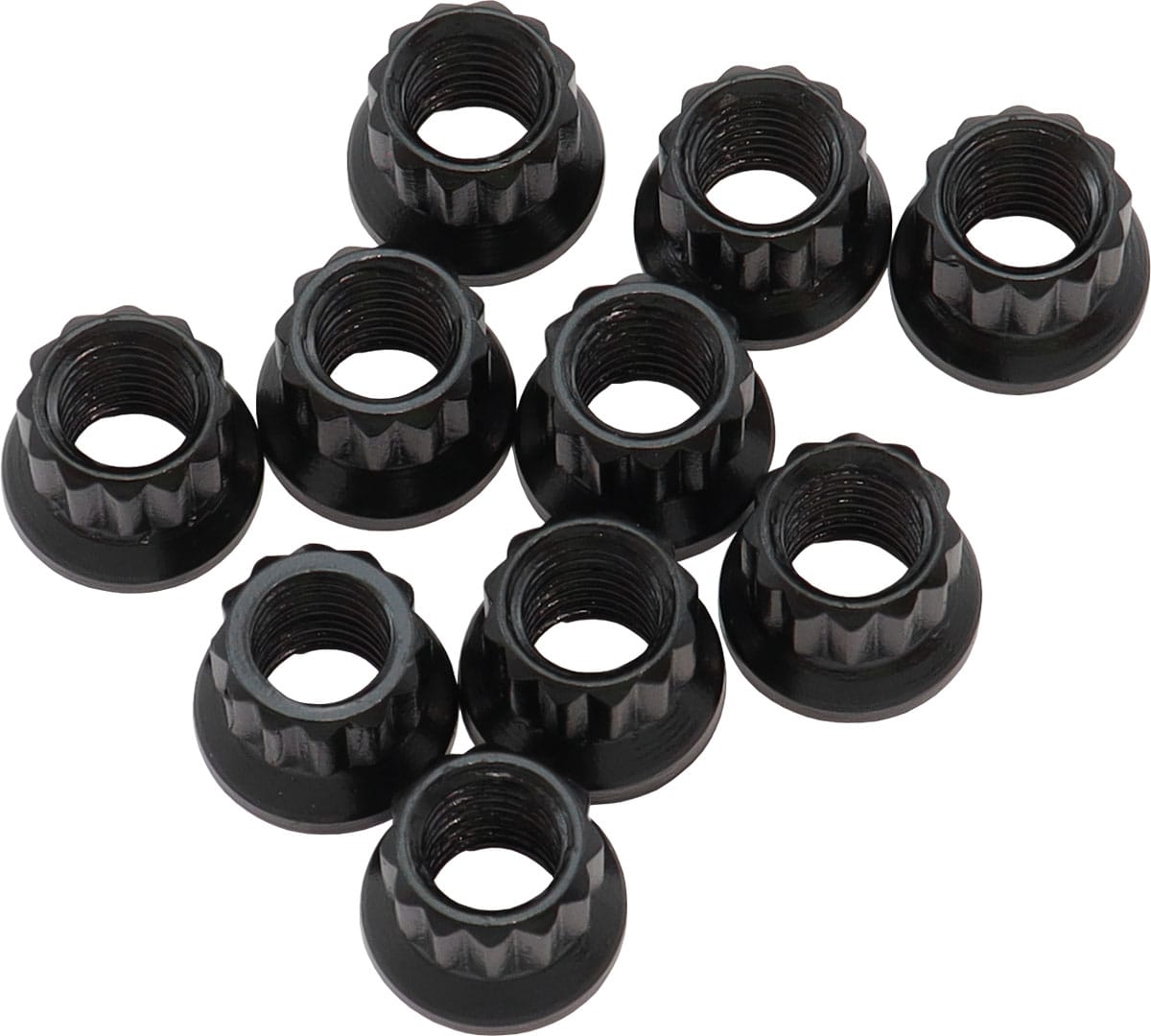Aeroflow Performance 10-Pack 1/4" UNC NUT .433" HEAD 5/16" SR