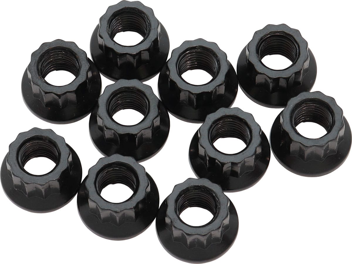 Aeroflow Performance 10-Pack 5/16" UNF NUT .629" HEAD 11mm SR