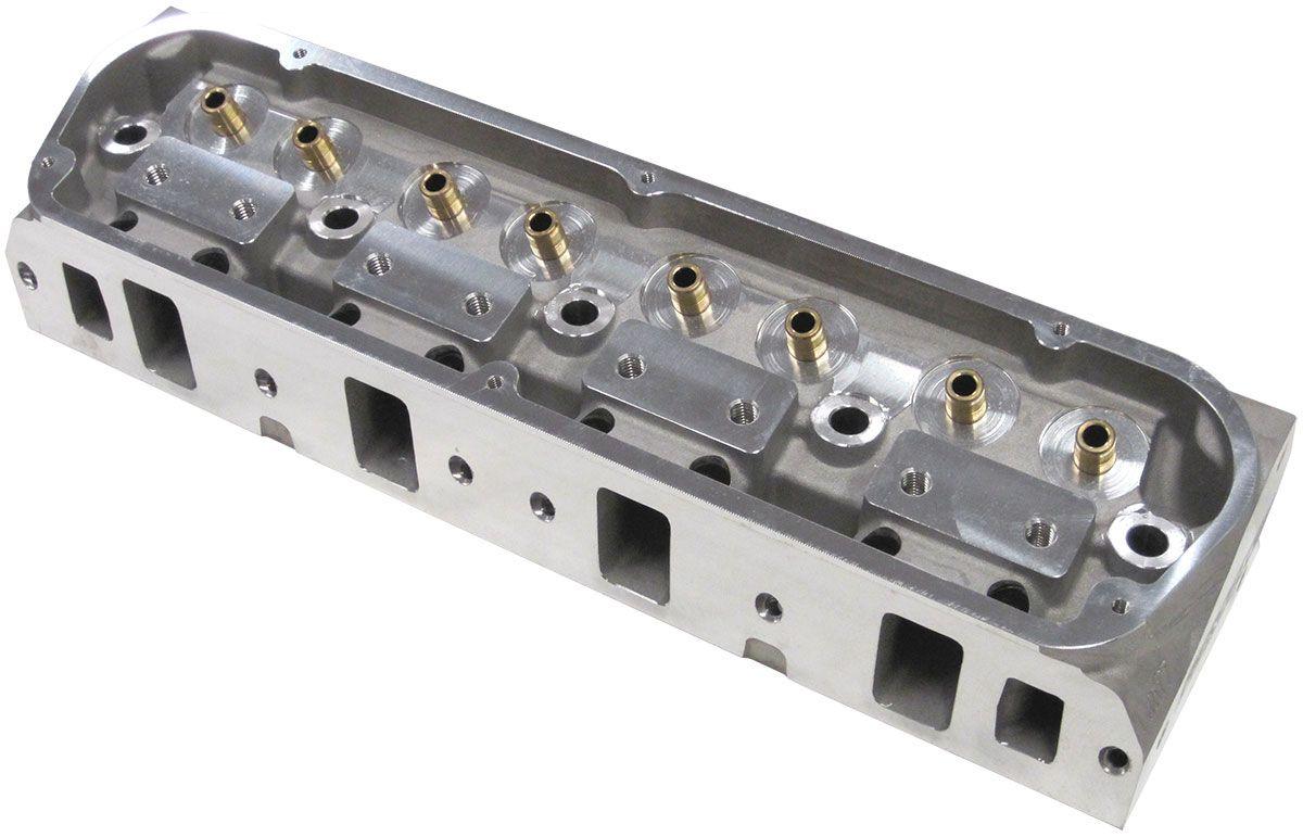 Aeroflow Performance 2.00" x 1.18" Intake Port, 1.32" x 1.27" Exhaust Port Aeroflow Bare Small Block Ford Windsor 289-351 175cc Aluminium Cylinder Heads with 61cc C SR