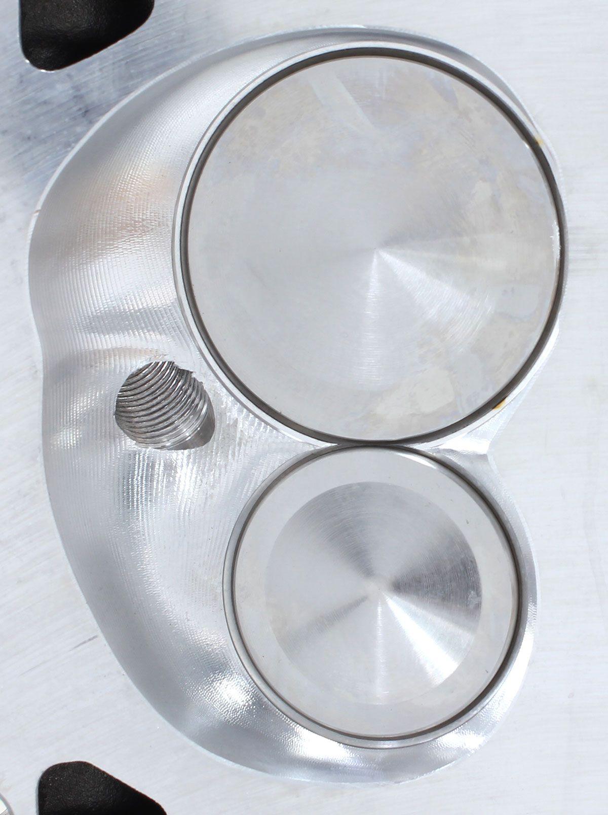 Aeroflow Performance 2.10" x 1.25" Intake Port, 1.35" x 1.35" Exhaust Port Aeroflow Complete Small Block Ford Windsor 289-351 185cc CNC Ported Aluminium Cylinder He SR