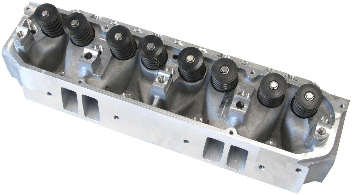 Aeroflow Performance 2.30" x 1.18" Intake Port, 1.75" x 1.25" Exhaust Port Aeroflow Complete Big Block Chrysler 383-440 220cc Aluminium Cylinder Heads with 82cc Cha SR