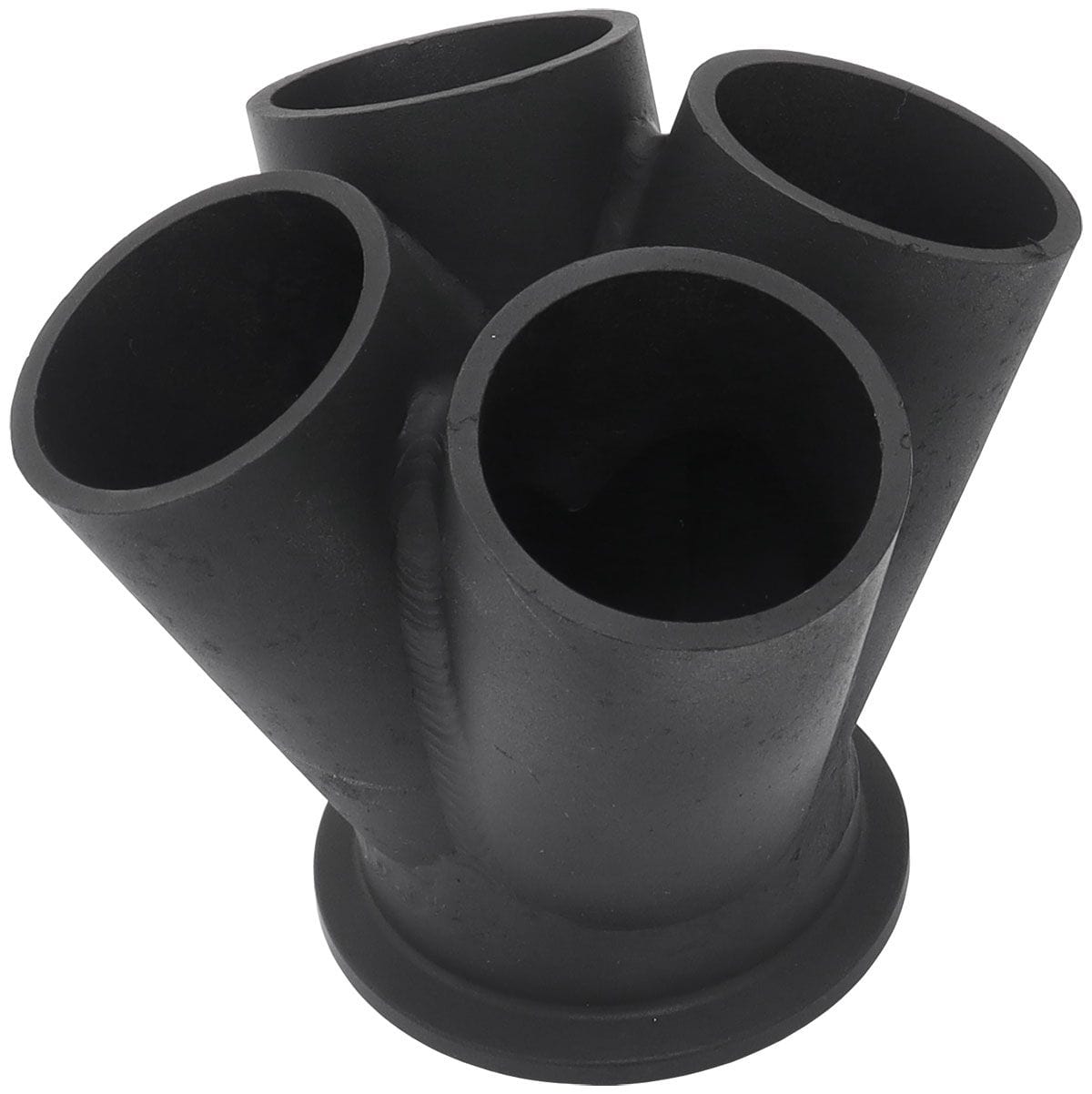 Aeroflow Performance 4 into 1 Round Turbo Merge Collector with 1-1/2" Tube Size, V-Band Flange 4 into 1 Round Turbo Merge Collector with 1-1/2" Tube Size, V-Band Fla SR