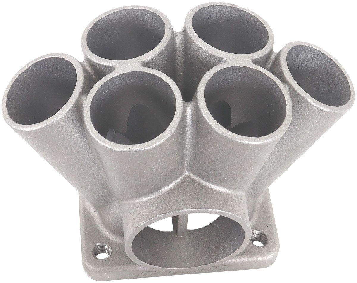 Aeroflow Performance 54mm I.D Wastegate, Cast 304 Aeroflow 6 into 1 Oval Turbo Merge Collector, T4 Twin Entry Flange AF8377-1000 SR