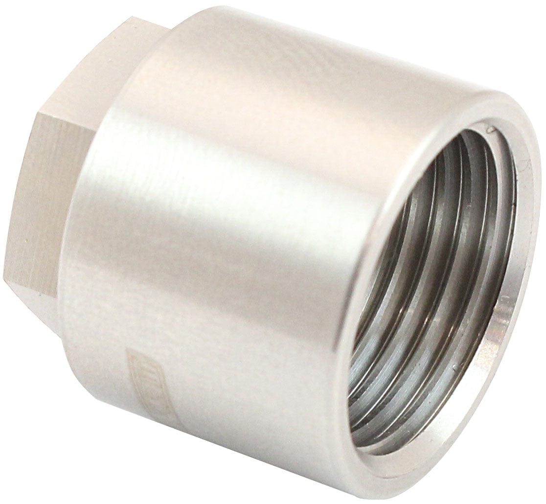 Aeroflow Performance #8 FEMALE WELD ON NUT A/C S/S SR