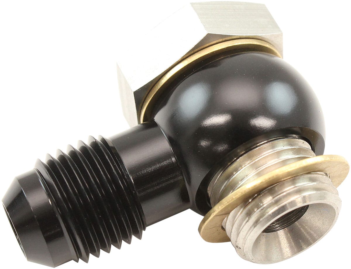 Aeroflow Performance 9/16 NPSM SHORT BANJO KIT -6AN SR