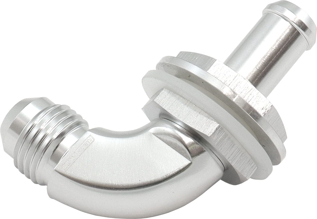 Aeroflow Performance 90 DEG BULKHEAD FITTING -6AN to 3/8" SR