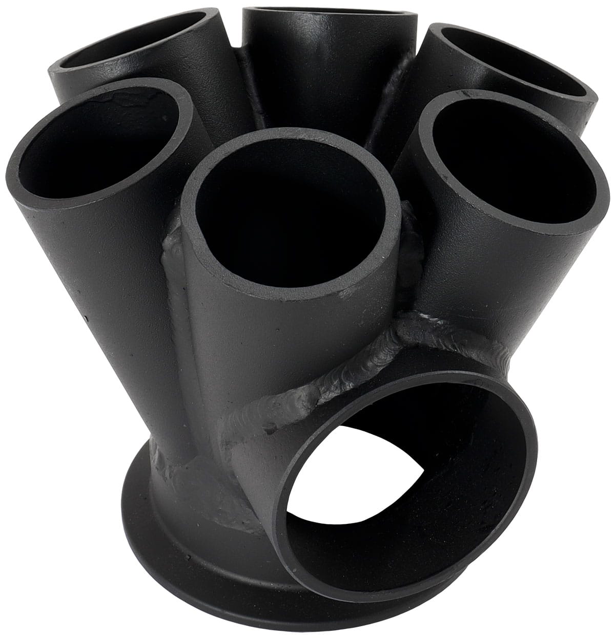 Aeroflow Performance Aeroflow Aeroflow 6 into 1 Round Turbo Merge Collector, V-Band Flange (AF8310-4000) SR