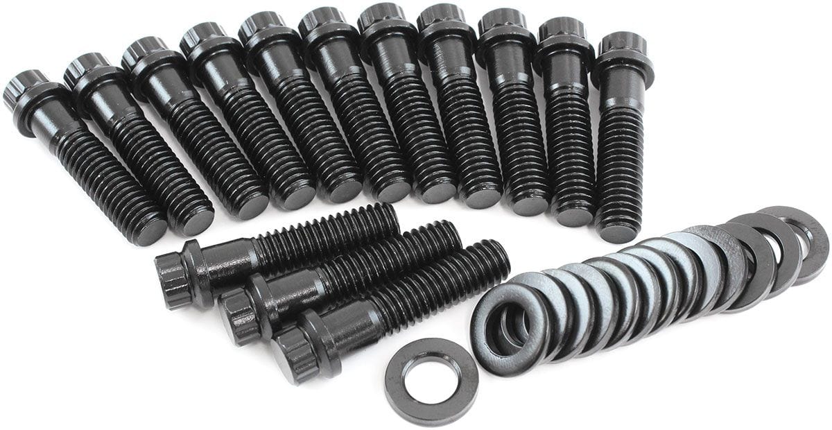 Aeroflow Performance Aeroflow Aeroflow Holden V8 253, 304, 308 Intake Bolts - Black Finish (AF37-1225) SR