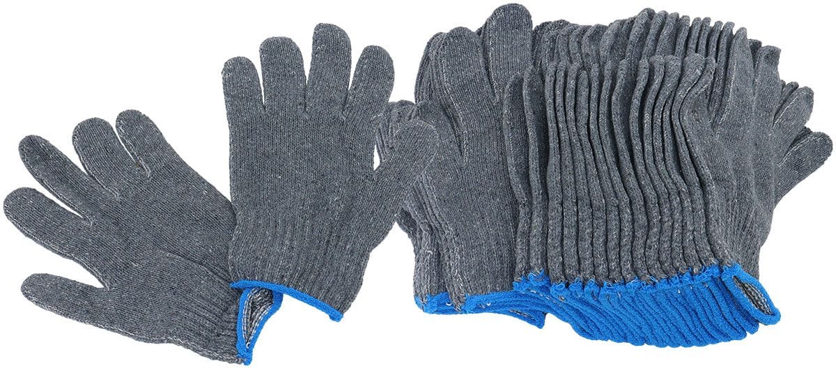Aeroflow Performance Aeroflow Aeroflow Multi Purpose Cotton Mechanic Gloves - Twelve Pairs (AF98-2222-12) SR