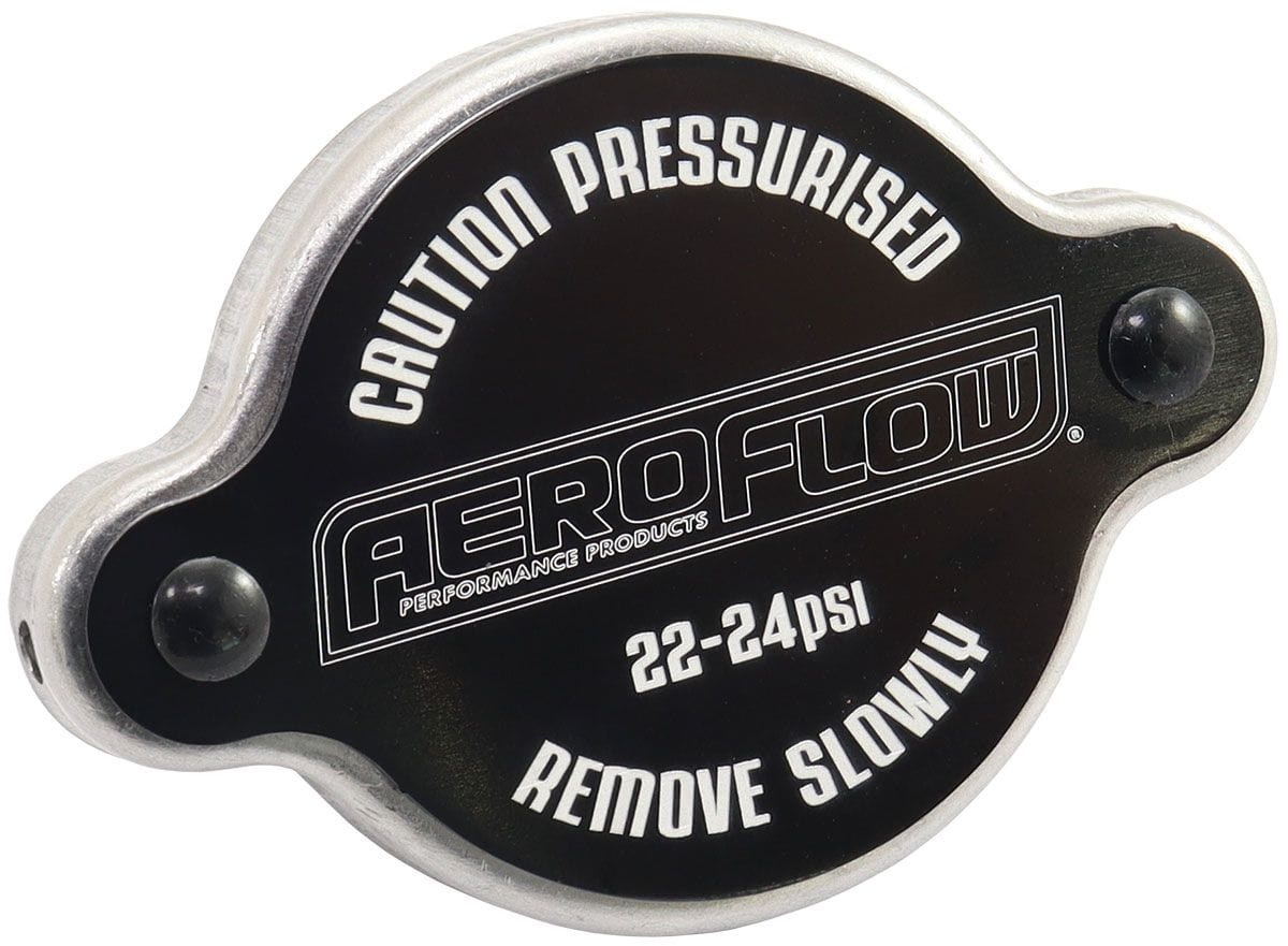 Aeroflow Performance Aeroflow Aeroflow Small Radiator Cap - Black (AF64-5034BLK) SR