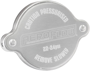 Aeroflow Small Radiator Cap - Silver (AF64-5034S)