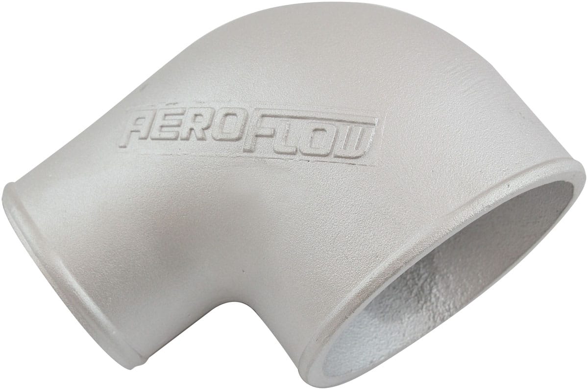 Aeroflow Performance Aeroflow Aeroflow Tight Radius Reducer Cast Elbow, Natural Finish (AF8803-300-200) SR