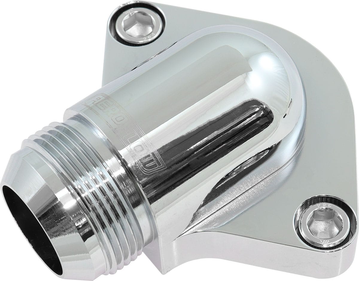 Aeroflow Performance Aeroflow Billet Low Profile -20AN Thermostat Housing SR
