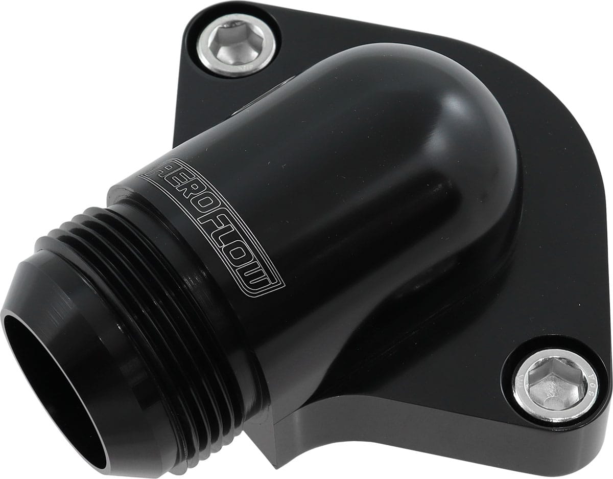 Aeroflow Performance Aeroflow Billet Low Profile -20AN Thermostat Housing SR