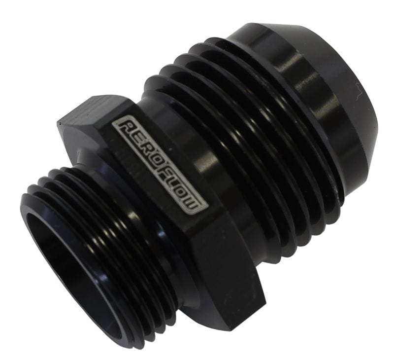 Aeroflow Performance Aeroflow Black Breather Adapters -10AN
 Screw in for Nissan Valve Covers with threaded hole SR